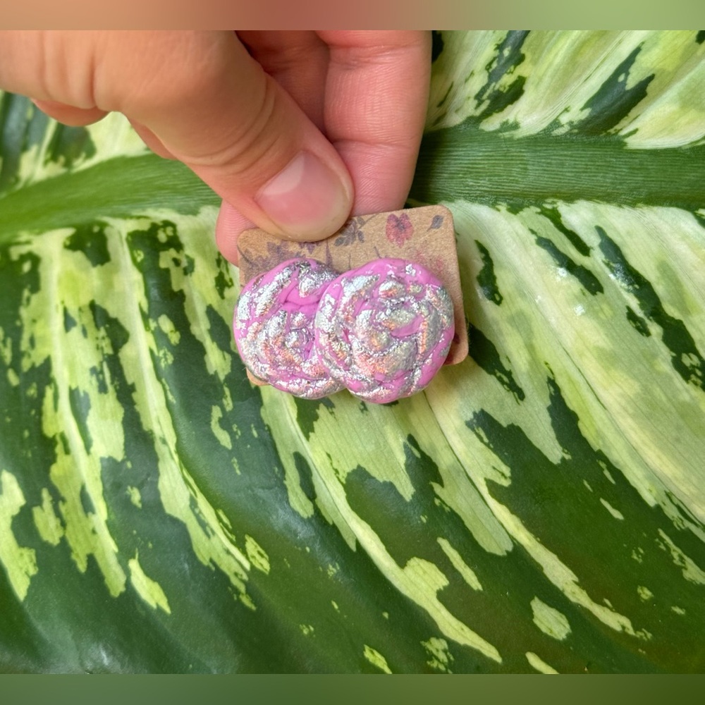 Polymer clay stud Earrings